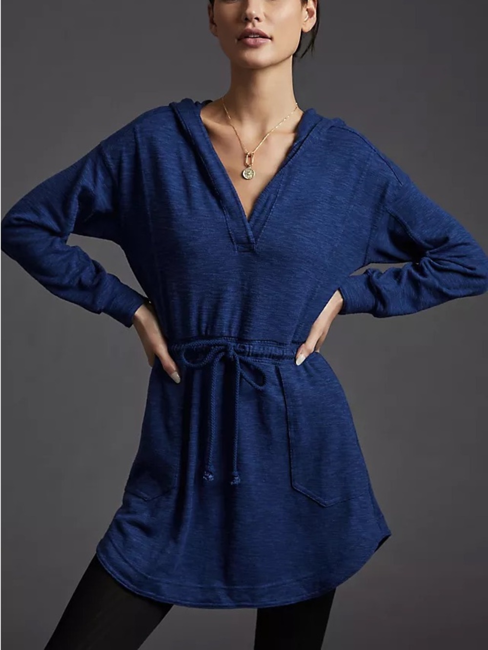 Daily Practice x Anthropologie Hooded Dress Mini Sweat Size XS